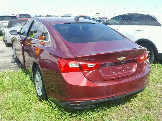 1G1ZB5ST5GF209112 - 2016 CHEVROLET MALIBU LS BURGUNDY photo 3