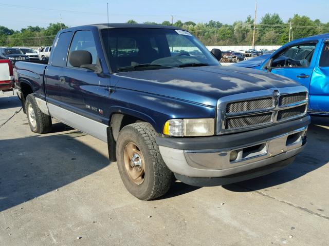 3B7HC13Z51M282614 - 2001 DODGE RAM 1500 BLUE photo 1