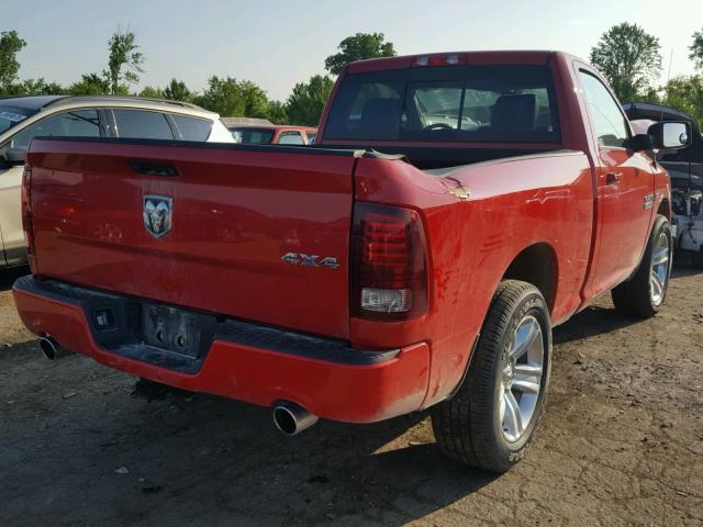 3C6JR7CTXGG302577 - 2016 RAM 1500 SPORT RED photo 4