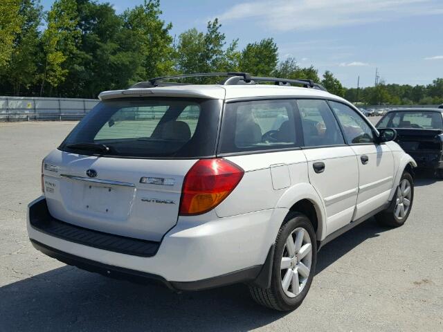 4S4BP61C167322657 - 2006 SUBARU LEGACY OUT WHITE photo 4