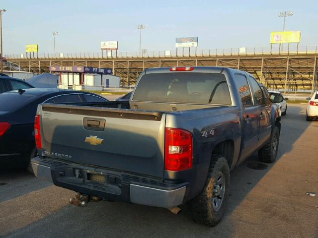 3GCEK23C79G170415 - 2009 CHEVROLET SILVERADO BLUE photo 4