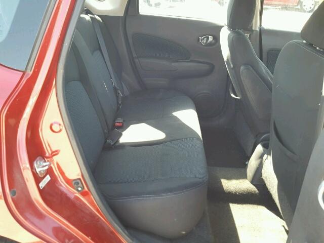 3N1CE2CP8EL372878 - 2014 NISSAN VERSA NOTE RED photo 6