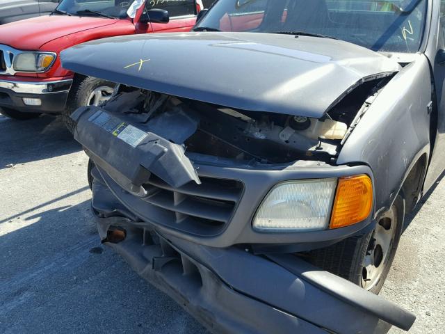 2FTRX17284CA84826 - 2004 FORD F-150 HERI GRAY photo 9