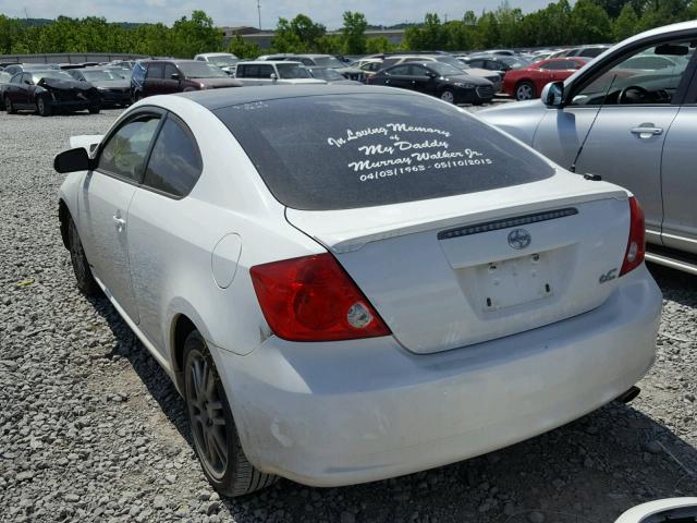 JTKDE167660095629 - 2006 TOYOTA SCION TC 白色 照片 3