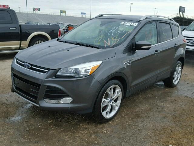 1FMCU0J90GUA09455 - 2016 FORD ESCAPE GRAY photo 2