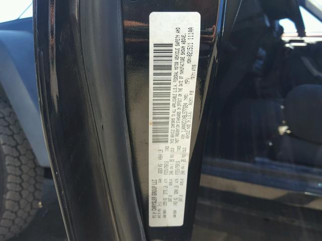 1J4AA2D1XBL577324 - 2011 JEEP WRANGLER S BLACK photo 10