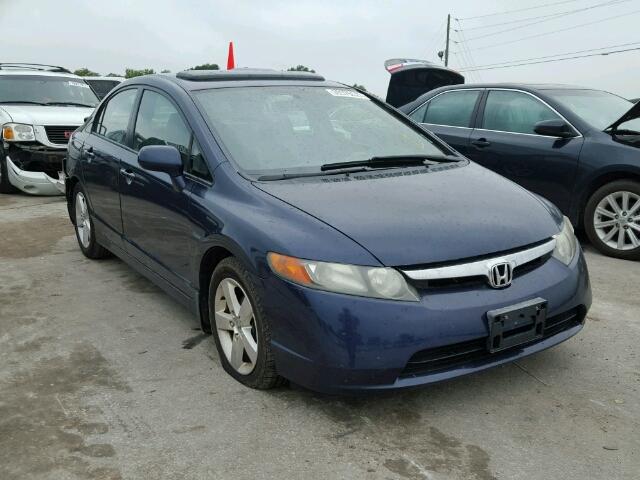 1HGFA168X7L074952 - 2007 HONDA CIVIC BLUE photo 1