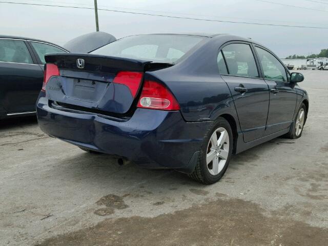 1HGFA168X7L074952 - 2007 HONDA CIVIC BLUE photo 4