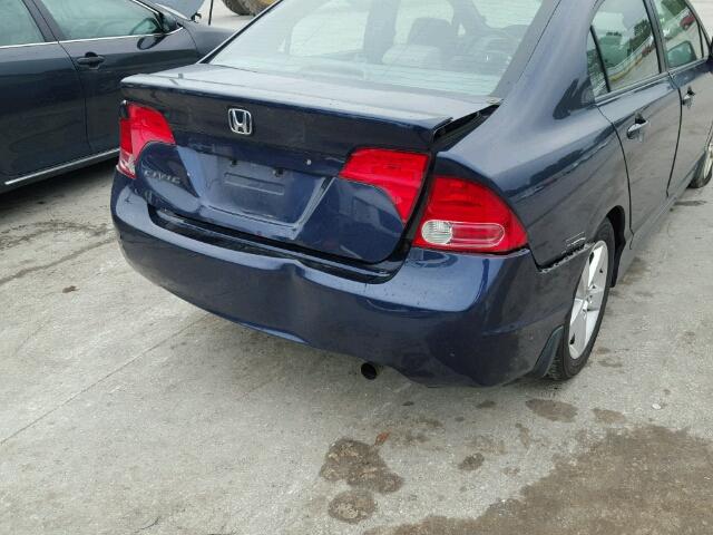 1HGFA168X7L074952 - 2007 HONDA CIVIC BLUE photo 9