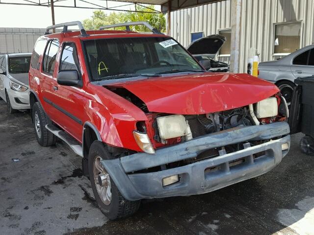 5N1ED28T31C561809 - 2001 NISSAN XTERRA RED photo 1