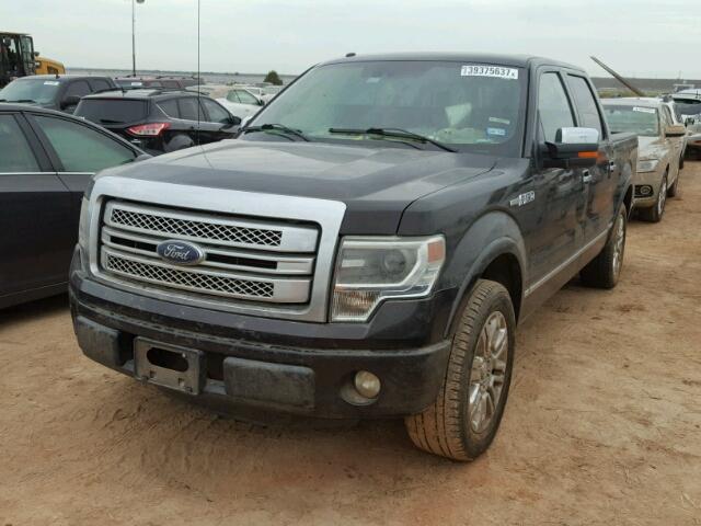 1FTFW1CF0DFB19202 - 2013 FORD F150 BLACK photo 2