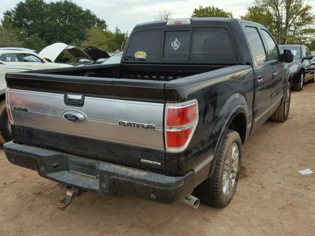 1FTFW1CF0DFB19202 - 2013 FORD F150 BLACK photo 4