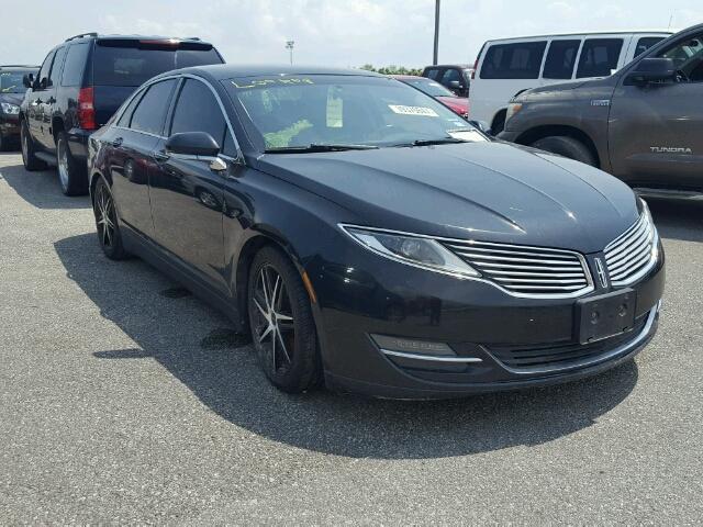 3LN6L2G93DR820205 - 2013 LINCOLN MKZ Սև լուսանկար 1