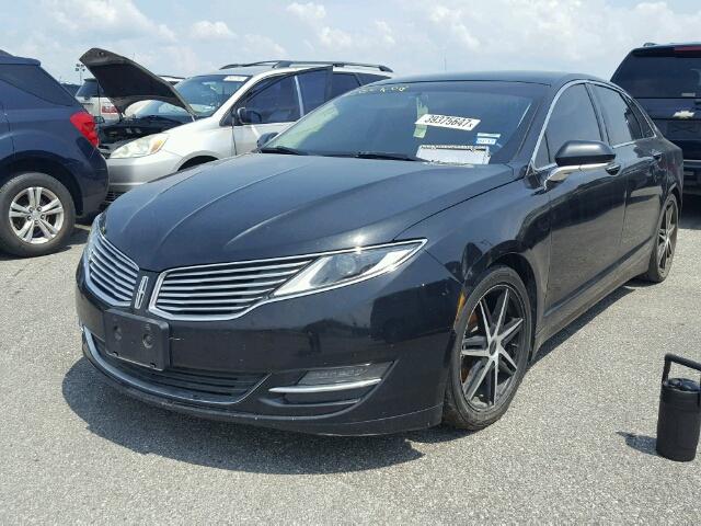 3LN6L2G93DR820205 - 2013 LINCOLN MKZ Սև լուսանկար 2
