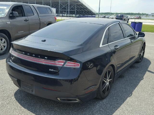 3LN6L2G93DR820205 - 2013 LINCOLN MKZ BLACK photo 4