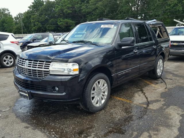 5LMJJ3J54EEL07865 - 2014 LINCOLN NAVIGATOR BLACK photo 2