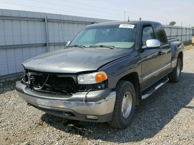 2GTEK19TX11223932 - 2001 GMC NEW SIERRA GRAY photo 2