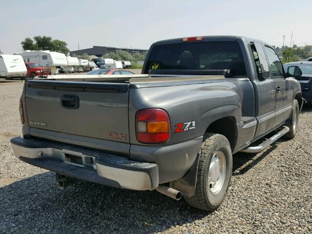 2GTEK19TX11223932 - 2001 GMC NEW SIERRA GRAY photo 4