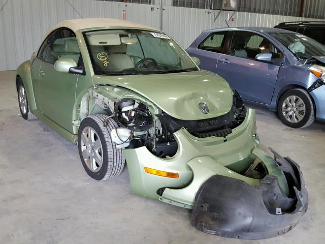 3VWRF31Y67M404355 - 2007 VOLKSWAGEN NEW BEETLE 绿色 照片 1
