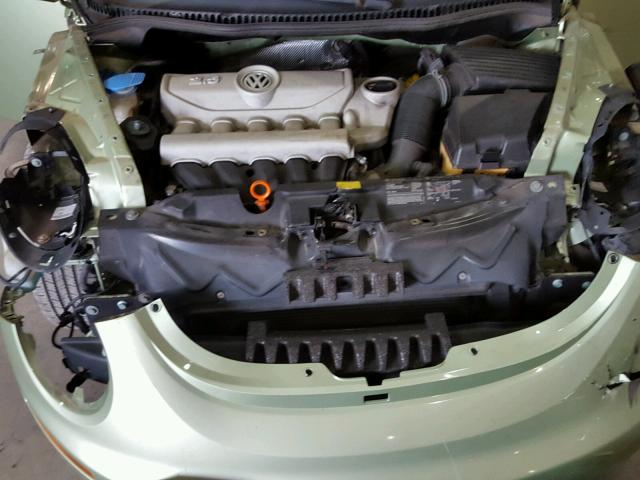 3VWRF31Y67M404355 - 2007 VOLKSWAGEN NEW BEETLE 绿色 照片 7