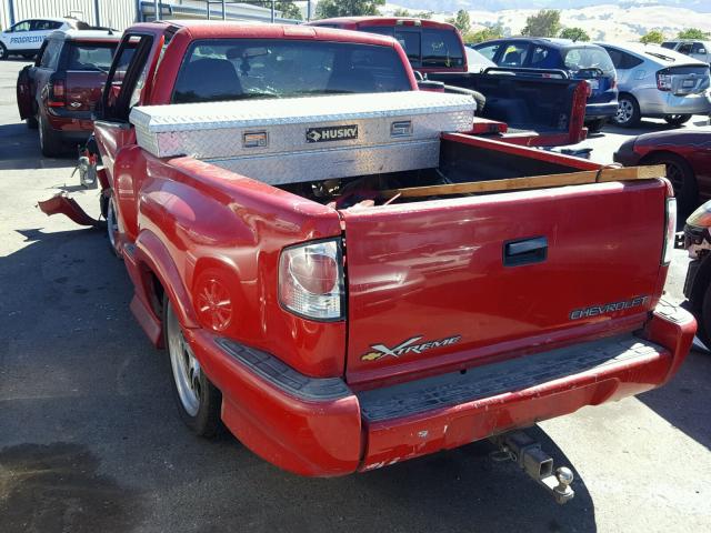 1GCCS14W8Y8244522 - 2000 CHEVROLET S TRUCK S1 RED photo 3