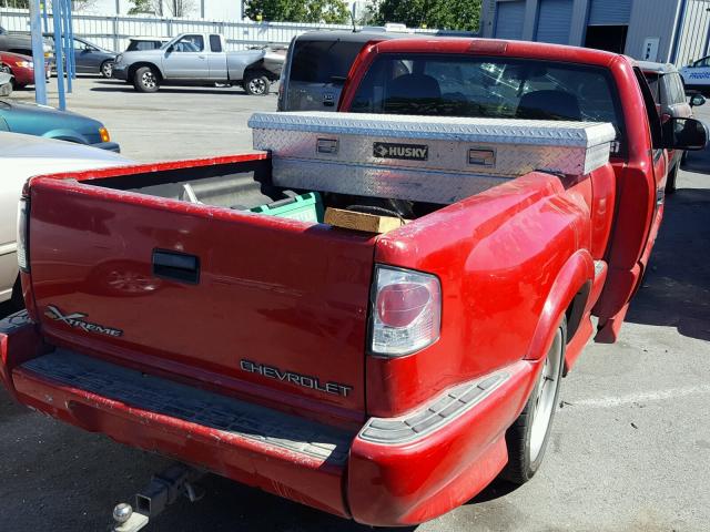 1GCCS14W8Y8244522 - 2000 CHEVROLET S TRUCK S1 RED photo 4