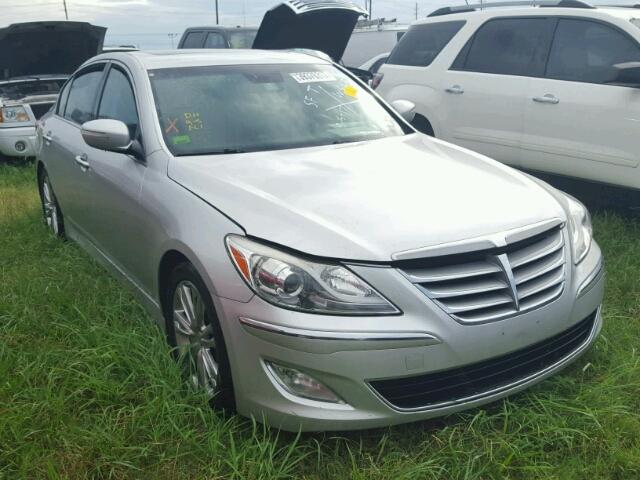 KMHGC4DD5CU161818 - 2012 HYUNDAI GENESIS 3. SILVER photo 1