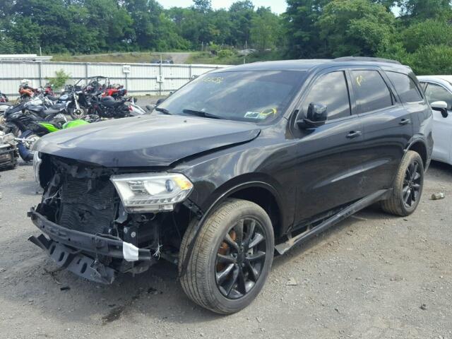 1C4RDJDG5HC871639 - 2017 DODGE DURANGO GT BLACK photo 2