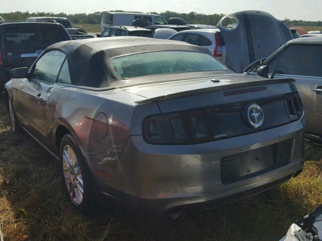 1ZVBP8EM6E5249876 - 2014 FORD MUSTANG GRAY photo 3