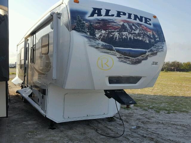 4YDF35029BE780616 - 2011 KEYSTONE ALPINE WHITE photo 1