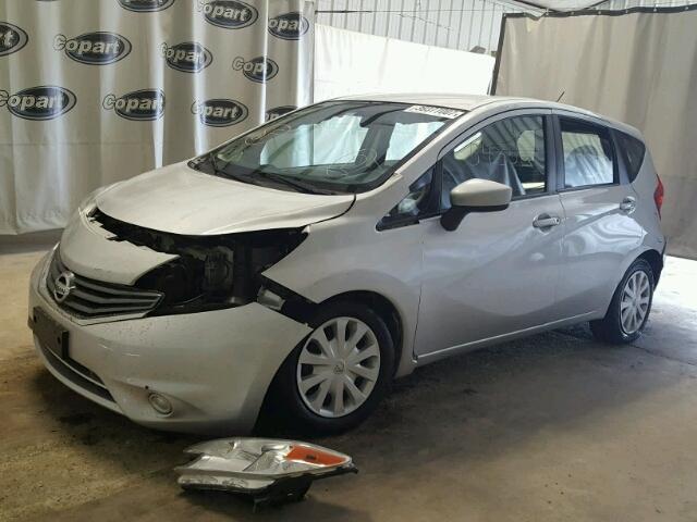 3N1CE2CP1FL353705 - 2015 NISSAN VERSA NOTE SILVER photo 2