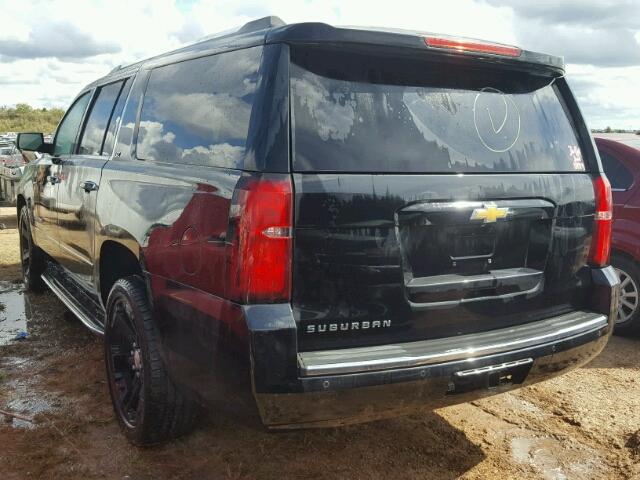 1GNSKKKC9FR298470 - 2015 CHEVROLET SUBURBAN K BLACK photo 3