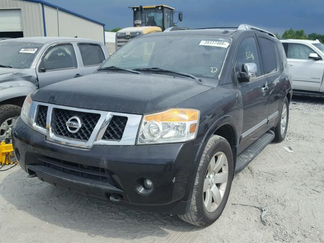 5N1BA0ND5CN601702 - 2012 NISSAN ARMADA SV BLACK photo 2