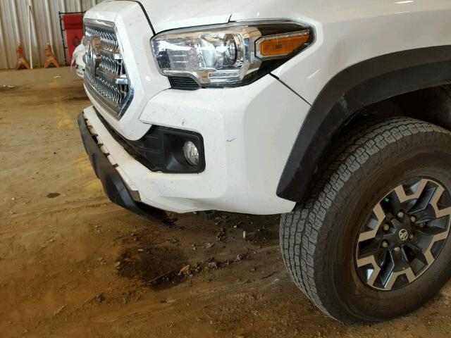 5TFCZ5AN4GX045275 - 2016 TOYOTA TACOMA DOU WHITE photo 9