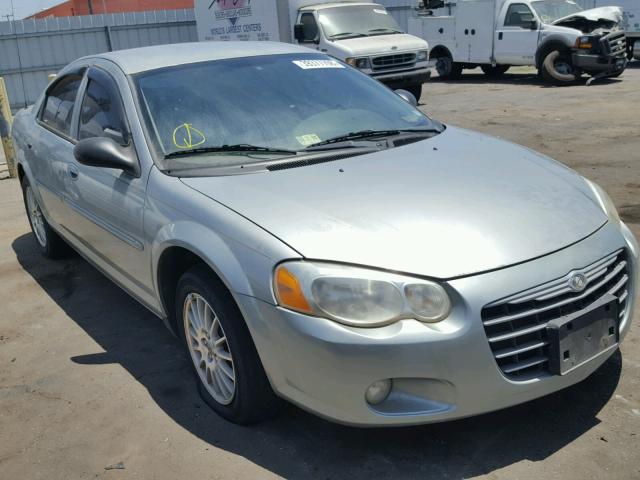 1C3EL56T34N164478 - 2004 CHRYSLER SEBRING LX SILVER photo 1