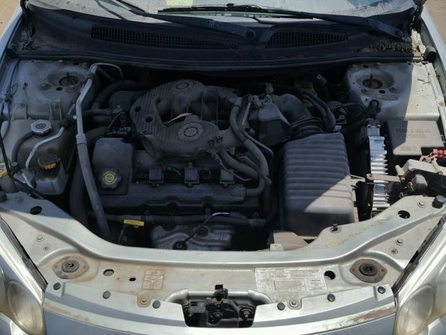 1C3EL56T34N164478 - 2004 CHRYSLER SEBRING LX SILVER photo 7