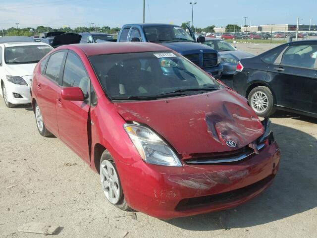 JTDKB20U997856130 - 2009 TOYOTA PRIUS RED photo 1