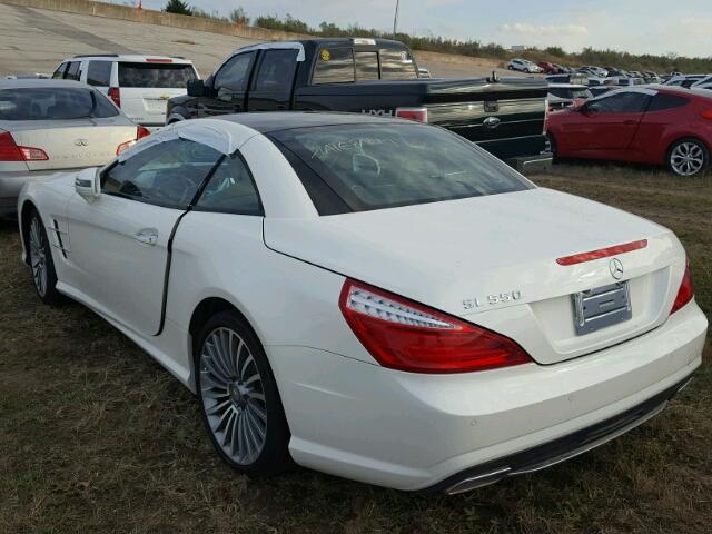 WDDJK7DA6EF025165 - 2014 MERCEDES-BENZ SL WHITE photo 3