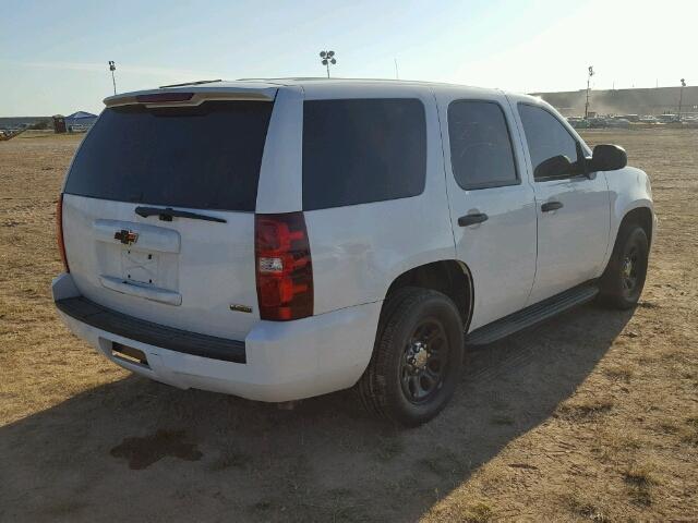 1GNEC03047R428160 - 2007 CHEVROLET TAHOE WHITE photo 4