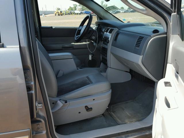 1D8HB58P87F544475 - 2007 DODGE DURANGO LI GRAY photo 5