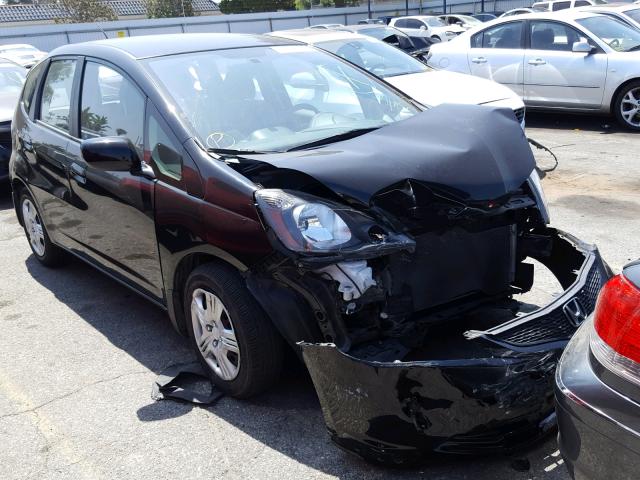 LUCGE8H52D3001505 - 2013 HONDA FIT LX BLACK photo 1