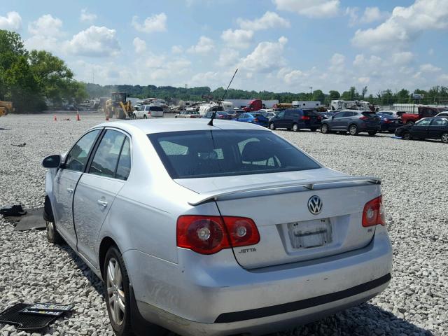 3VWEF71K37M068567 - 2007 VOLKSWAGEN JETTA WOLF SILVER photo 3