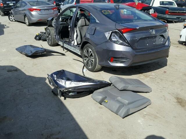 19XFC1F83GE043043 - 2016 HONDA CIVIC EX ნაცრისფერი ფოტო 3