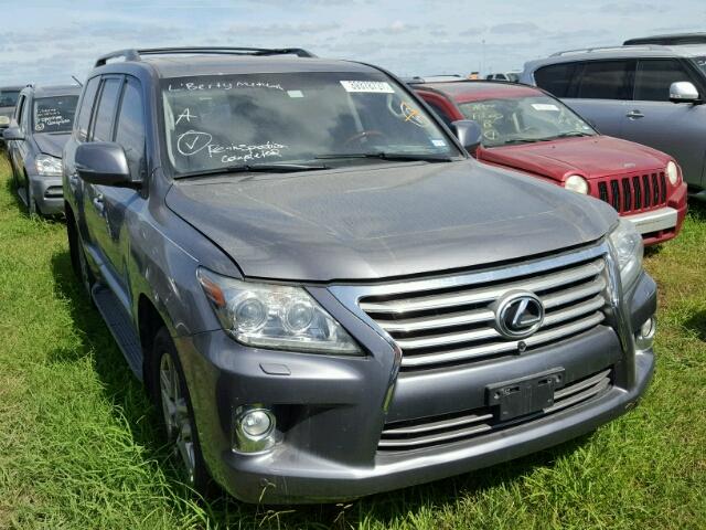 JTJHY7AXXD4107469 - 2013 LEXUS LX 570 GRAY photo 1