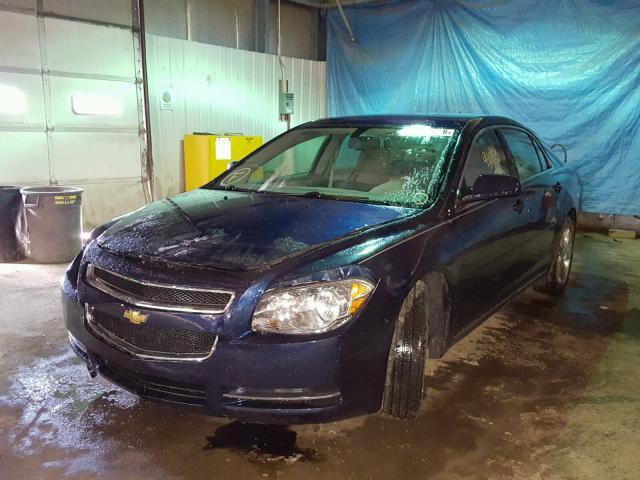 1G1ZC5EB2A4134145 - 2010 CHEVROLET MALIBU 1LT ლურჯი ფოტო 2