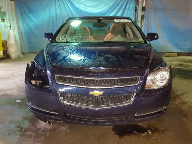 1G1ZC5EB2A4134145 - 2010 CHEVROLET MALIBU 1LT ლურჯი ფოტო 9