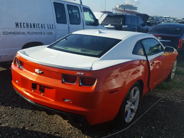 2G1FJ1EJ6A9174072 - 2010 CHEVROLET CAMARO TWO TONE photo 4