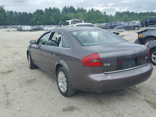 WAUEH64B5YN101785 - 2000 AUDI A6 2.8 QUA GRAY photo 3