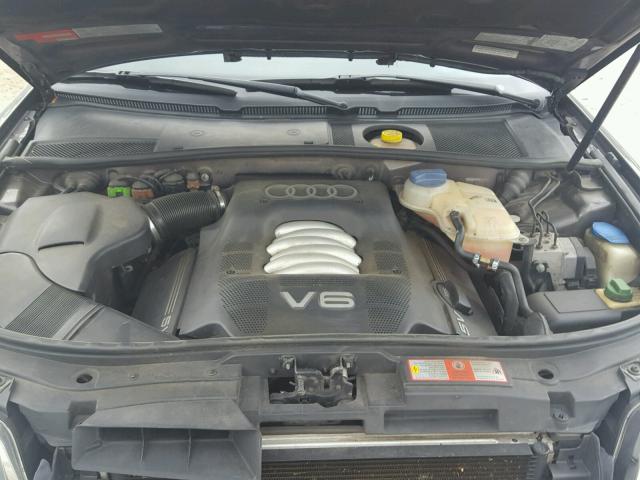 WAUEH64B5YN101785 - 2000 AUDI A6 2.8 QUA GRAY photo 7