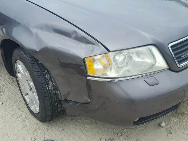 WAUEH64B5YN101785 - 2000 AUDI A6 2.8 QUA GRAY photo 9